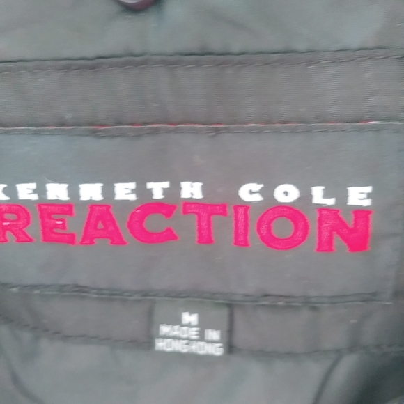Kenneth Cole Reaction M Black Square Quilted Jacket - Picture 5 of 5
